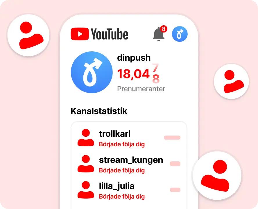 YouTube Prenumeranter