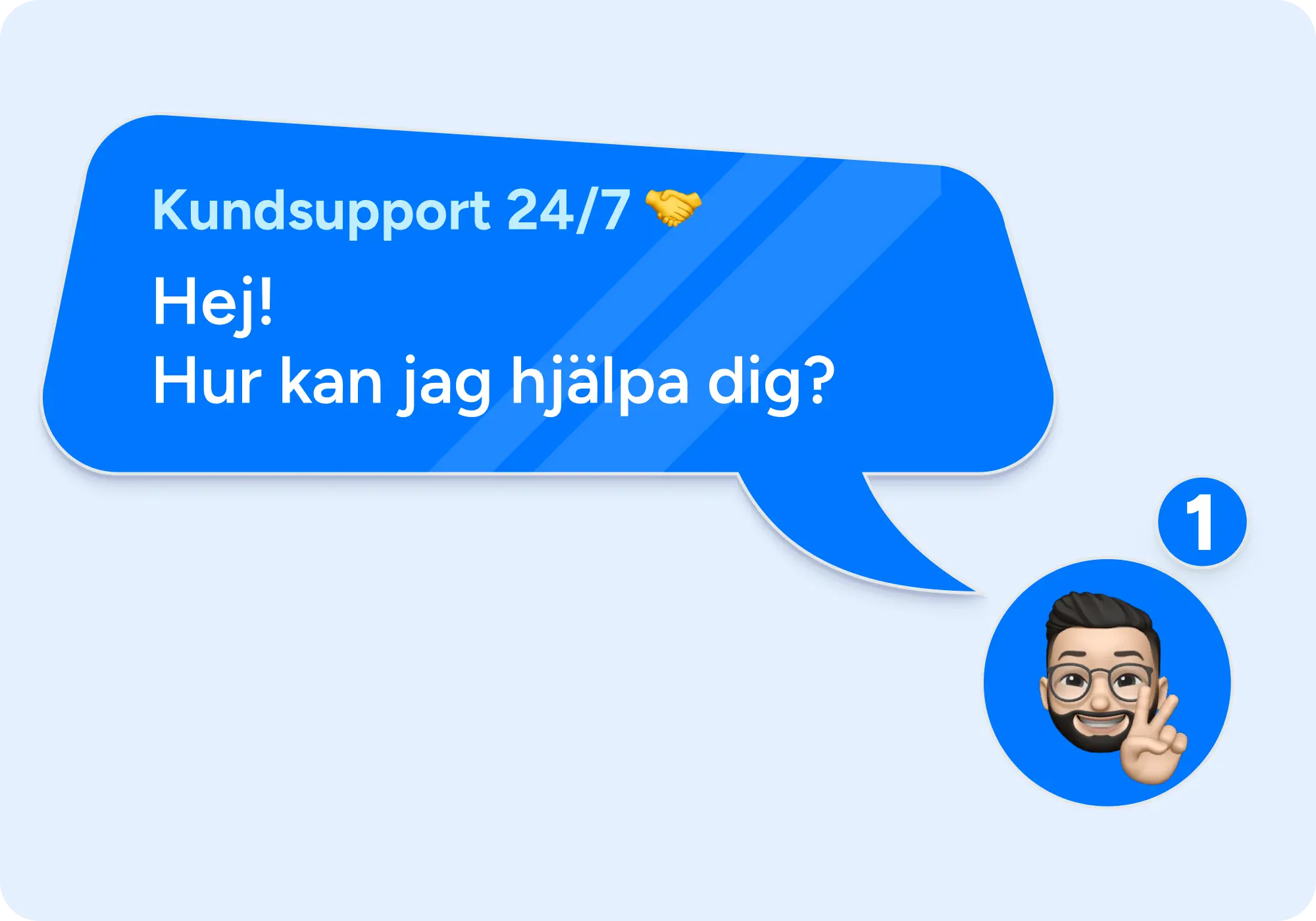 Kundsupport dygnet runt